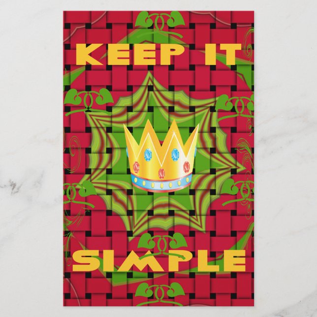 Blommigtens Behålla är enkel (Framsida)