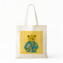 Blommigtens björn Tote Bag