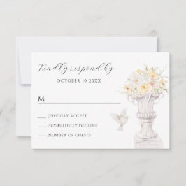 Blommigtens bouquet-vattenfärg OSA kort