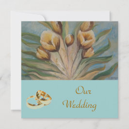 blommigtens bröllopsinbjudan inbjudningar