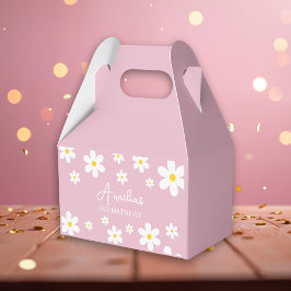 Blommigtens Daisy Rosa Födelsedag Favoritruta Presentaskar