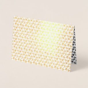 blommigtens design tjugoen folierat kort