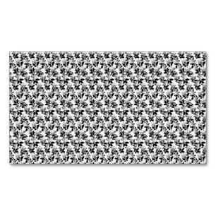 blommigtens design tjugoen magnetiska visitkort
