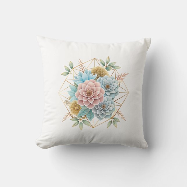 Blommigtens designfyllning kudde (Framsida)