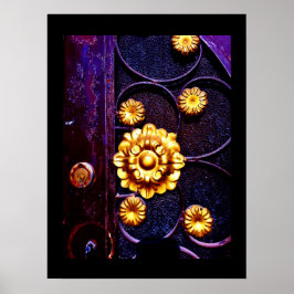 Blommigtens dörrutformning poster