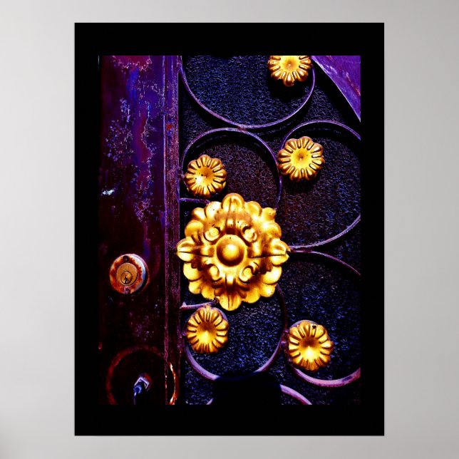 Blommigtens dörrutformning poster (Framsidan)