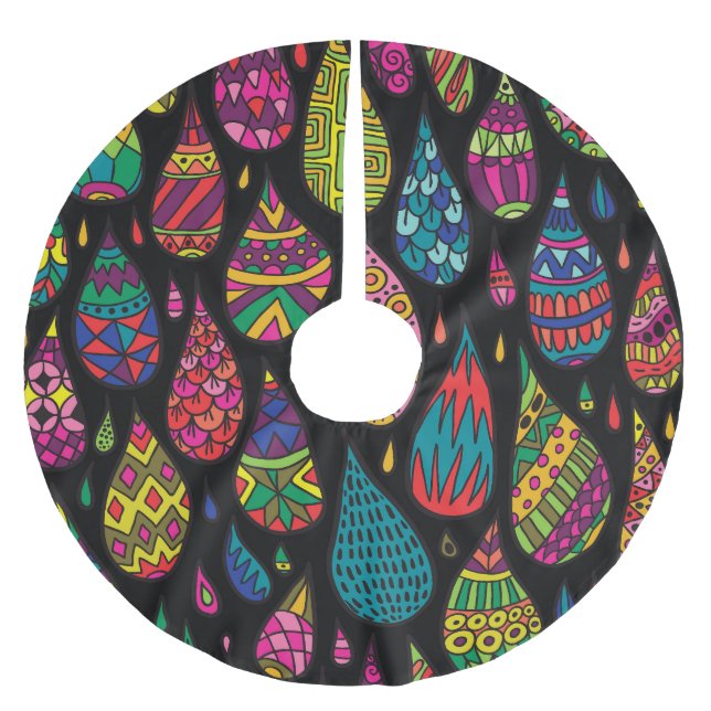 Blommigtens elegans, abstraktens bakgrund. julgransmatta borstad polyester (Framsidan)