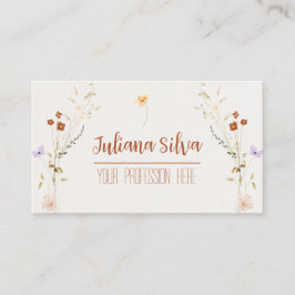 Blommigtens Elegant och minimala Visitkort