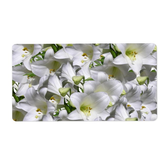 Blommigtens etiketter fraktsedel (Framsidan)