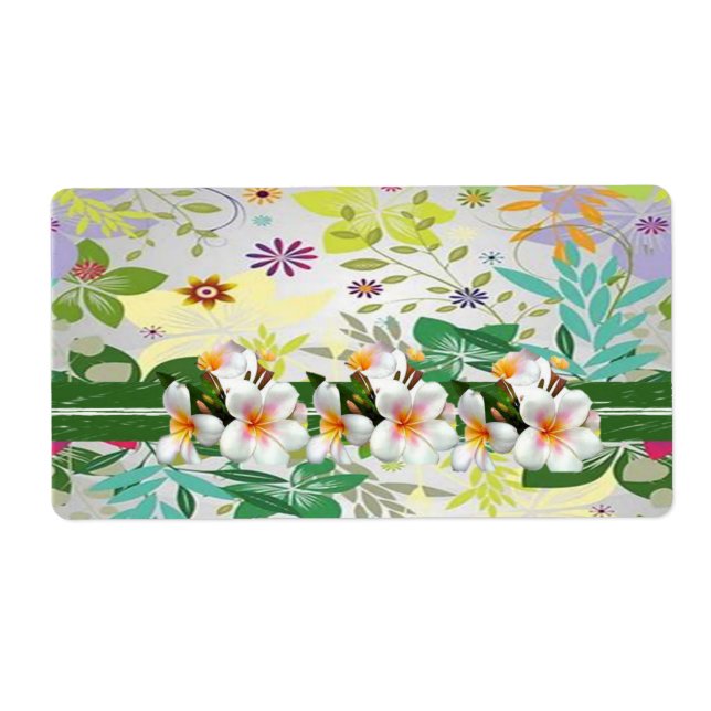 Blommigtens etiketter fraktsedel (Framsidan)