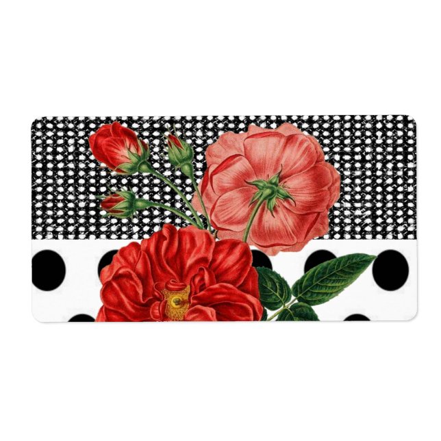 Blommigtens etiketter fraktsedel (Framsidan)