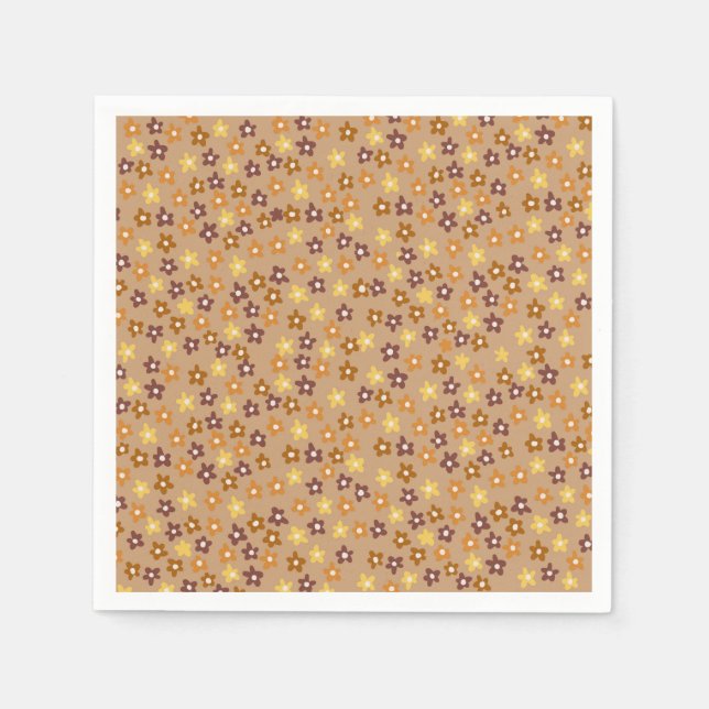 Blommigtens falldockor pappersservett (Framsidan)