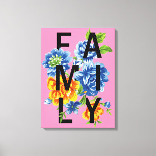 Blommigtens familjoffert canvastryck