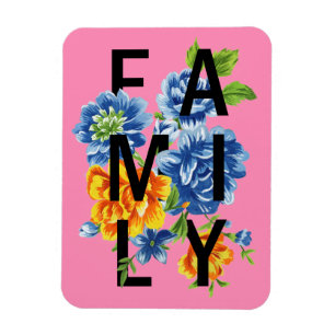 Blommigtens familjoffert magnet