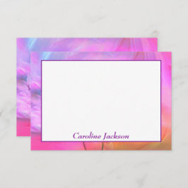 Blommigtens fantasi-personlig anteckningskort