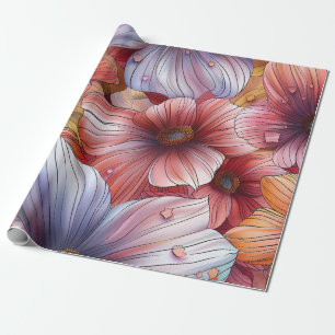 Blommigtens Färgpenna Presentpapper