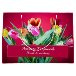 Blommigtens förpackningar: färgstarka tulpaner på 