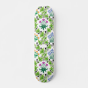 Blommigtens Grönt, Mönster-15232 Mini Skateboard Bräda 18,5 Cm