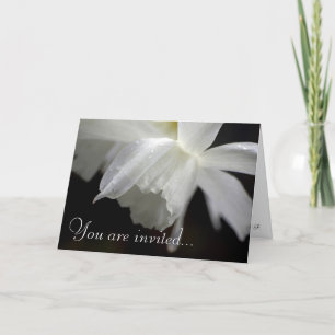Blommigtens hälsningskort inbjudan