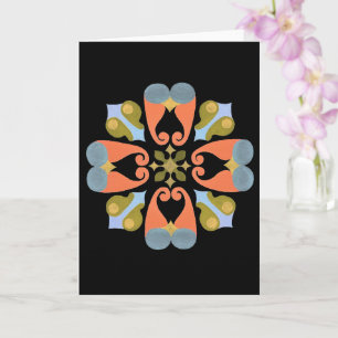 Blommigtens hälsningskort kort