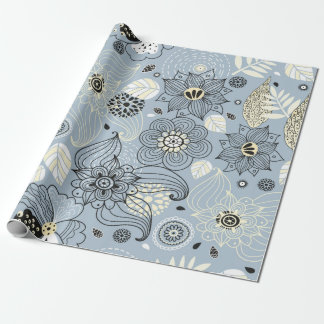Blommigtens höstdesign presentpapper