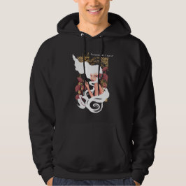 Blommigtens i Mind Art nouveau Hoodie