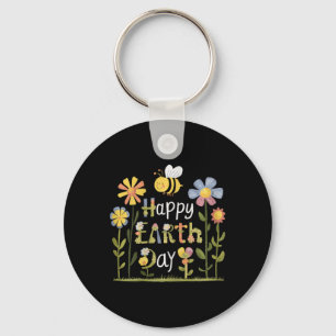 Blommigtens jorddag med Boho Flowers for Women and Nyckelring