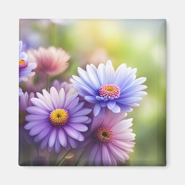 Blommigtens kantlinjeraster med fantastiska Daisy Magnet (Framsidan)