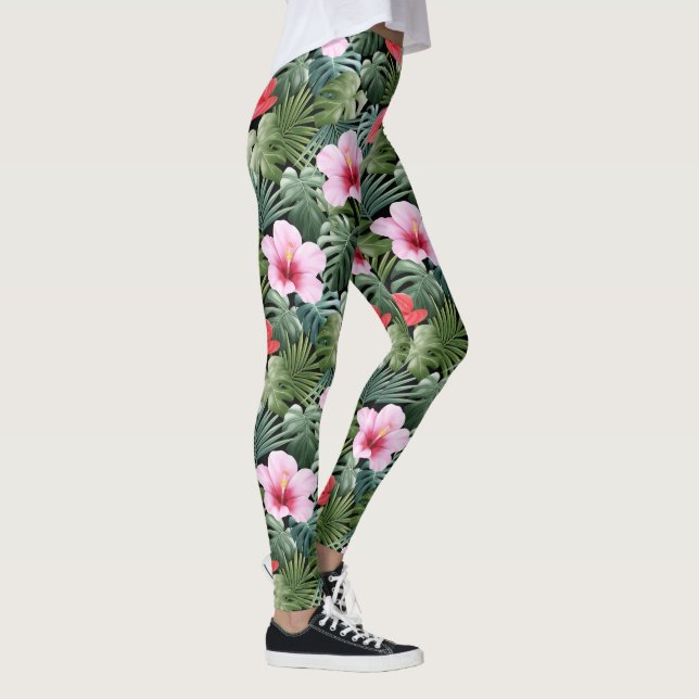 Blommigtens konstruktionsunderlag leggings (Höger)