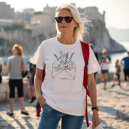 Blommigtens kuvertartikel t shirt