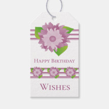 Blommigtens Lila och Mauve Papper