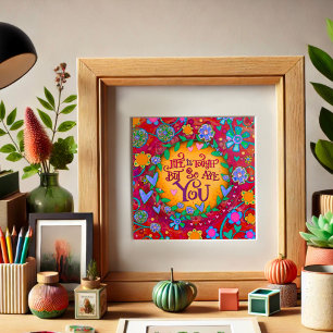 Blommigtens livslängd är Tuffens inspirationskälla Poster