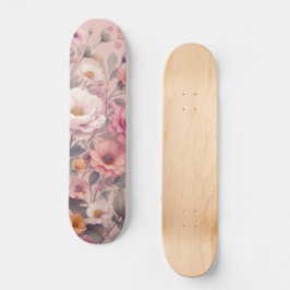 Blommigtens moderna ro rosa snyggt för giftig eleg mini skateboard bräda 18,5 cm