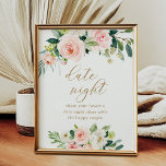 Blommigtens Möhippa Datum - Natttecken Poster<br><div class="desc">Möhippa Datum och nattföreställningar | Datum - nattskylt</div>