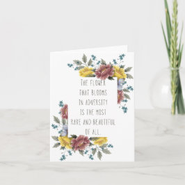 Blommigtens motverkansoffert kort
