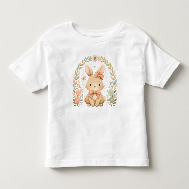 Blommigtens Påskhare T Shirt (Framsida)