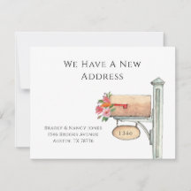 Blommigtens postlåda Vi har flyttat platt