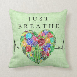 Blommigtens pulsslag Breathe Pillow Kudde