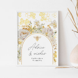 Blommigtens råd om betbin och önskemål för Newlywe Poster