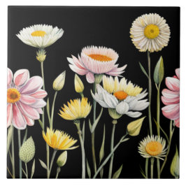 Blommigtens reflektioner kakelplatta