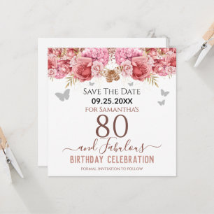 Blommigtens Rosa 80:e födelsedag Spara datum