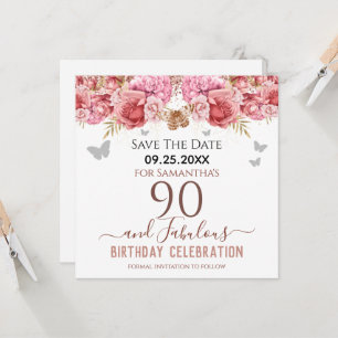 Blommigtens Rosa 90:e födelsedag Spara datum