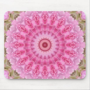 Blommigtens Rosa och Grönt Garden Kaleidoscope Musmatta