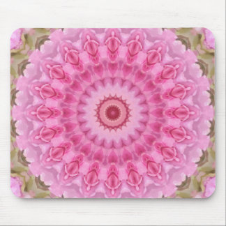 Blommigtens Rosa och Grönt Garden Kaleidoscope Musmatta