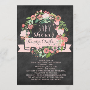 BLOMMIGTENS SKRIVBORD BABY SHOWER INBJUDANDE INBJUDNINGAR
