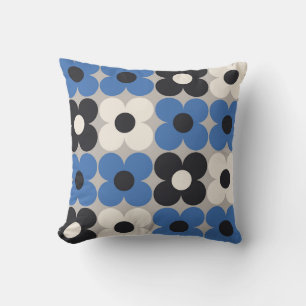 Blommigtens sömlösa mönster-design. Skandinaviska Kudde