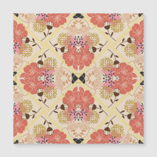 Blommigtens sömlösa vintage mönster-design.