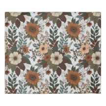 Blommigtens täcke med solrosdesign