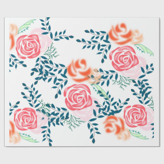 Blommigtens täckning: en stor figursättningsbelysn presentpapper
