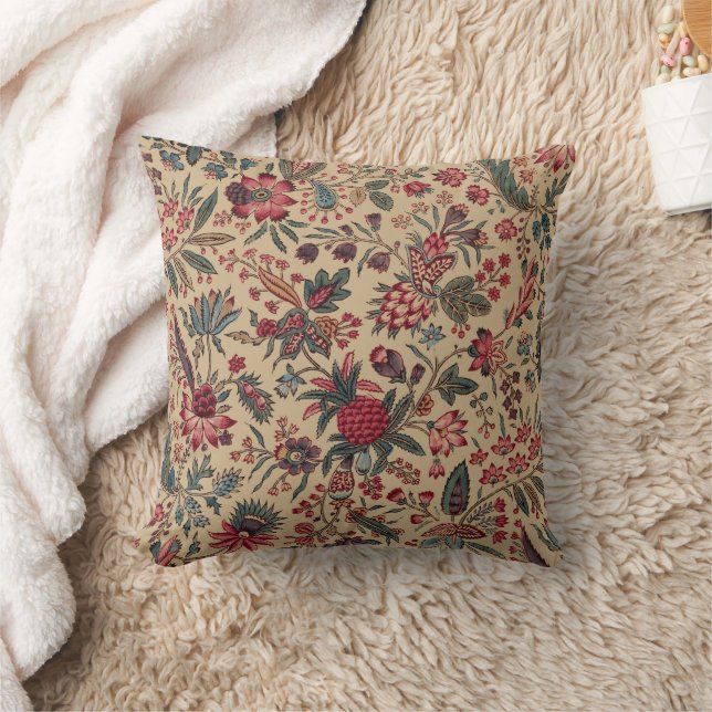 Blommigtens teaterbruk Needlework Flower Art Kudde (Filt)